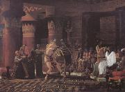 Alma-Tadema, Sir Lawrence Pastimes in Ancient Egypt 3000 Years Ago (mk23) Sweden oil painting artist